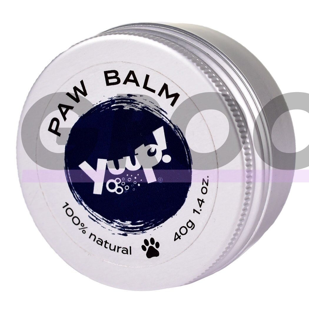 Yuup! Paw Balm 40g - natūralus vaškas gyvūnų letenoms prižiūrėti su taukmedžio sviestu ir simondsijų aliejumi