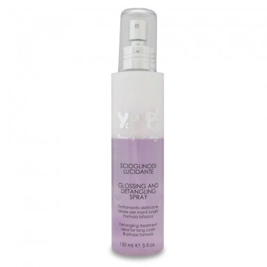 Yuup! Home Glossing and Detangling Spray 150ml - dviejų fazių maitinamasis purškiklis plaukams. Talpa: 150ml Yuup! Home Glossing and Detangling Spray 150ml - dviejų fazių maitinamasis purškiklis plaukams. Talpa: 150ml