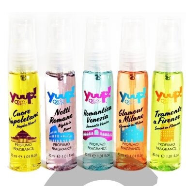 Yuup! Love In Italy 30 x 30ml - набор из тридцати итальянских духов (без спирта) с дисплеем для перепродажи, 5 ароматов Yuup! Love In Italy 30 x 30ml - набор из тридцати итальянских духов (без спирта) с дисплеем для перепродажи, 5 ароматов