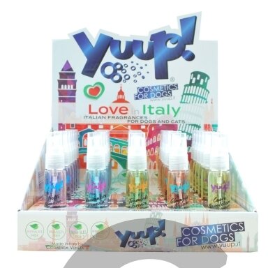 Yuup! Love In Italy 30 x 30ml - набор из тридцати итальянских духов (без спирта) с дисплеем для перепродажи, 5 ароматов Yuup! Love In Italy 30 x 30ml - набор из тридцати итальянских духов (без спирта) с дисплеем для перепродажи, 5 ароматов