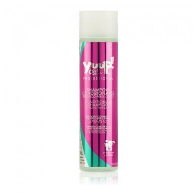 Yuup! Professional Cat Conditioning Shampoo - Profesionalus kondicionuojantis šampūnas katėms, turintis drėkinamąjį ir antistatinį poveikį. Talpa: 250ml Yuup! Professional Cat Conditioning Shampoo - Profesionalus kondicionuojantis šampūnas katėms, turintis drėkinamąjį ir antistatinį poveikį. Talpa: 250ml
