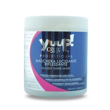 Yuup! Professional Glossy Shine Mask 1l - profesionali drėkinanti kaukė, priduodanti blizgesį. Talpa: 1L Yuup! Professional Glossy Shine Mask 1l - profesionali drėkinanti kaukė, priduodanti blizgesį. Talpa: 1L