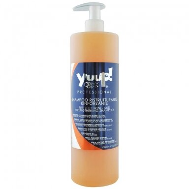 Yuup! Professional Restructuring and Strengthening Shampoo - profesionalus, plaukus atstatantis ir juos stiprinantis, šampūnas. Talpa: 1l Yuup! Professional Restructuring and Strengthening Shampoo - profesionalus, plaukus atstatantis ir juos stiprinantis, šampūnas. Talpa: 1l
