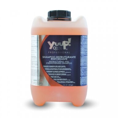 Yuup! Professional Restructuring and Strengthening Shampoo - profesionalus, plaukus atstatantis ir juos stiprinantis, šampūnas. Talpa: 10l Yuup! Professional Restructuring and Strengthening Shampoo - profesionalus, plaukus atstatantis ir juos stiprinantis, šampūnas. Talpa: 10l