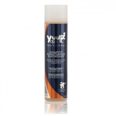 Yuup! Professional Restructuring and Strengthening Shampoo - profesionalus, plaukus atstatantis ir juos stiprinantis, šampūnas. Talpa: 250ml Yuup! Professional Restructuring and Strengthening Shampoo - profesionalus, plaukus atstatantis ir juos stiprinantis, šampūnas. Talpa: 250ml