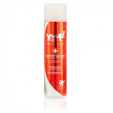 Yuup Professional Sanitizing Shampoo - antiseptinis šampūnas veislėms, turinčioms odos problemų. Talpa: 250ml Yuup Professional Sanitizing Shampoo - antiseptinis šampūnas veislėms, turinčioms odos problemų. Talpa: 250ml