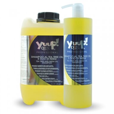 Yuup! Professional Tea Tree and Neem Oil Shampoo - profesionalus šampūnas, atbaidantis blusas, erkes ir kitus vabzdžius. Talpa: 5L Yuup! Professional Tea Tree and Neem Oil Shampoo - profesionalus šampūnas, atbaidantis blusas, erkes ir kitus vabzdžius. Talpa: 5L