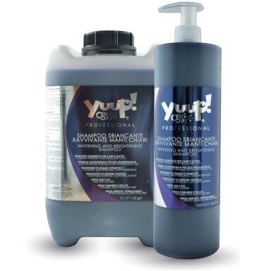 Yuup! Professional Whitening & Brightening Shampoo - profesionalus skaistinamasis ir balinamasis šampūnas. Talpa: 5L Yuup! Professional Whitening & Brightening Shampoo - profesionalus skaistinamasis ir balinamasis šampūnas. Talpa: 5L