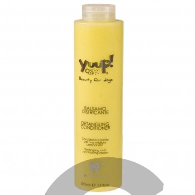 Yuup! home detangling conditioner-kondicionierius sausiems ir pažeistiems plaukams, palengvinantis iššukavimą.Talpa: 500ml Yuup! home detangling conditioner-kondicionierius sausiems ir pažeistiems plaukams, palengvinantis iššukavimą.Talpa: 500ml
