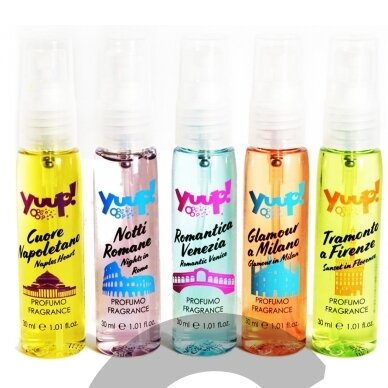 Yuup! Love In Italy 30 x 30ml - набор из тридцати итальянских духов (без спирта) с дисплеем для перепродажи, 5 ароматов 1