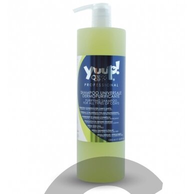 Yuup! Professional Purifying Shampoo - universalus valomasis šampūnas visų tipų kailiams. Talpa: 1L