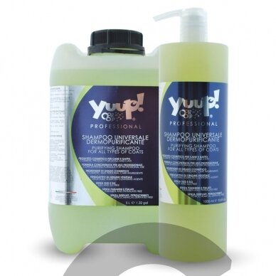 Yuup! Professional Purifying Shampoo - universalus valomasis šampūnas visų tipų kailiams. Talpa: 250ml