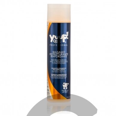Yuup! Professional Restructuring and Strengthening Conditioner - profesionalus kondicionierius stipriai atstatantis ir stiprinantis plaukus. Talpa: 250ml. Yuup! Professional Restructuring and Strengthening Conditioner - profesionalus kondicionierius stipriai atstatantis ir stiprinantis plaukus. Talpa: 250ml.