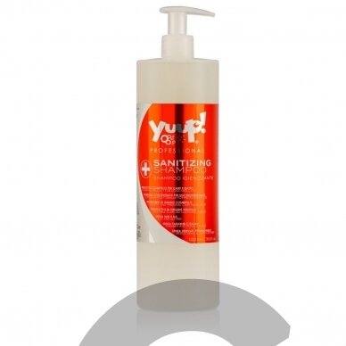 Yuup Professional Sanitizing Shampoo - antiseptinis šampūnas veislėms, turinčioms odos problemų. Talpa: 1L Yuup Professional Sanitizing Shampoo - antiseptinis šampūnas veislėms, turinčioms odos problemų. Talpa: 1L