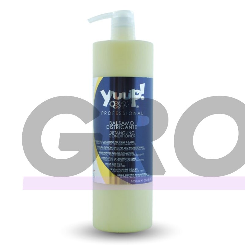 Yuup! Professional Detangling Conditioner - profesionalus drėkinamasis, iššukavimą palengvinantis kondicionierius. Talpa: 1L