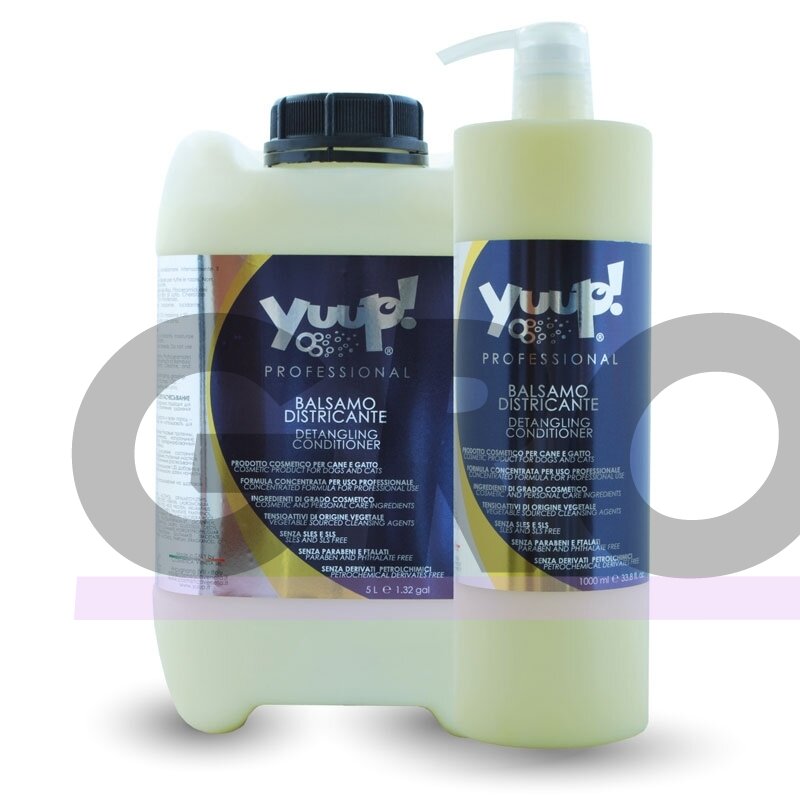 Yuup! Professional Detangling Conditioner - profesionalus drėkinamasis, iššukavimą palengvinantis kondicionierius. Talpa: 5L