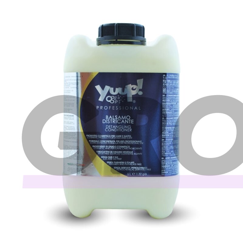 Yuup! Professional Detangling Conditioner - profesionalus drėkinamasis, iššukavimą palengvinantis kondicionierius. Talpa: 10L
