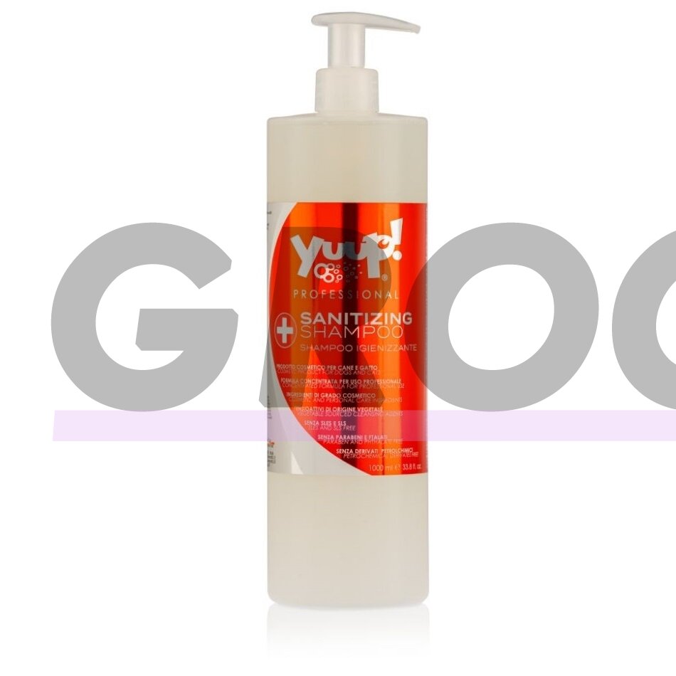 Yuup Professional Sanitizing Shampoo - antiseptinis šampūnas veislėms, turinčioms odos problemų. Talpa: 1L