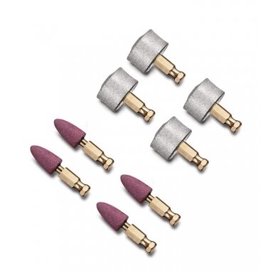 8 antgalių rinkinys  šlifavimo dildės modeliui Andis Nail Grinder